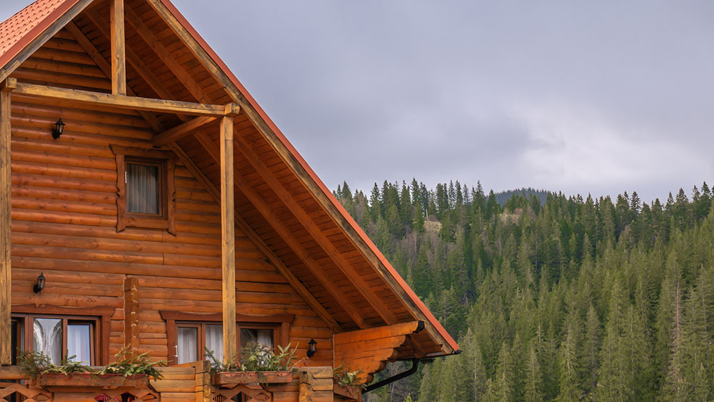 A Mountain cottage is a perfect vacation home for some folks.