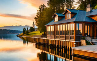 Living near water often offers breathtaking views. Here are some considerations and benefits to consider about owning a waterfront property.